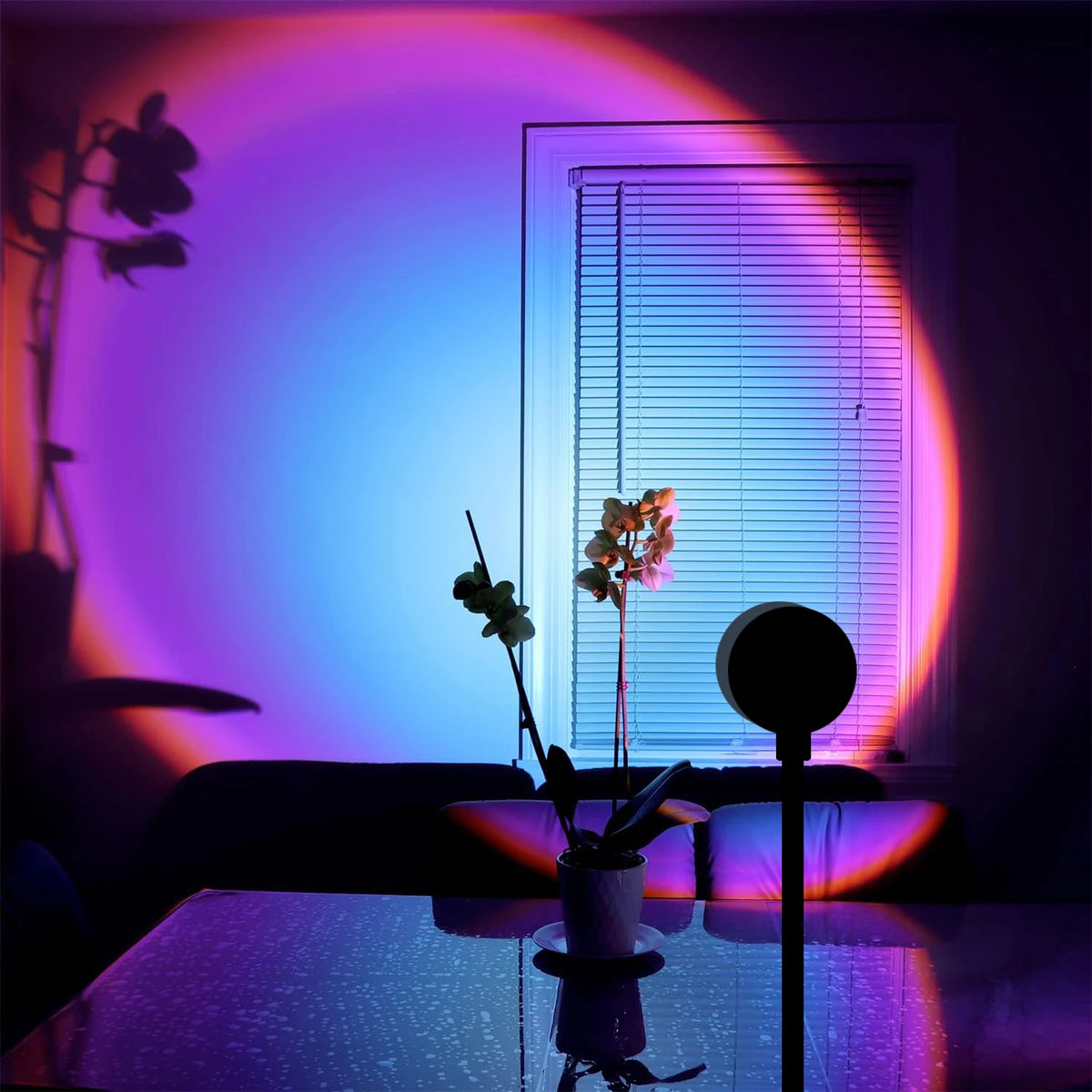 Adjustable rainbow mood lamp – for selfies and photo backdrops