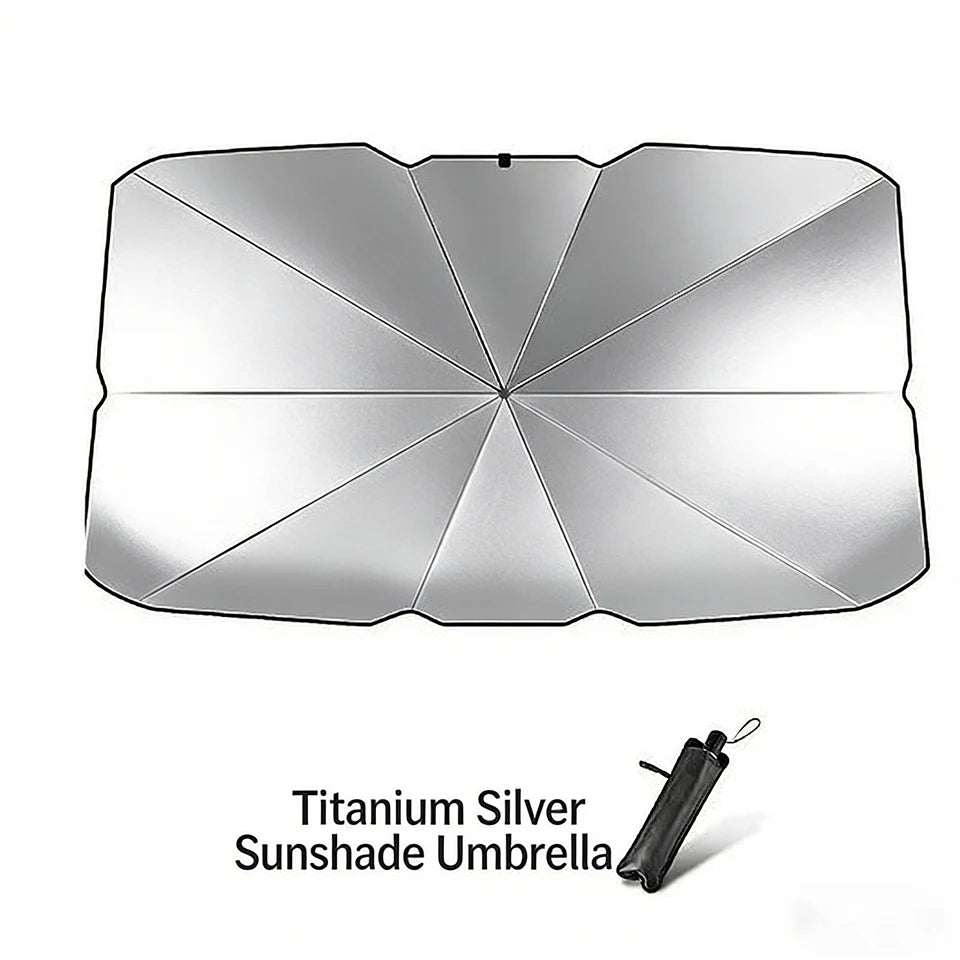 Reflective car sunshade – for front windshields