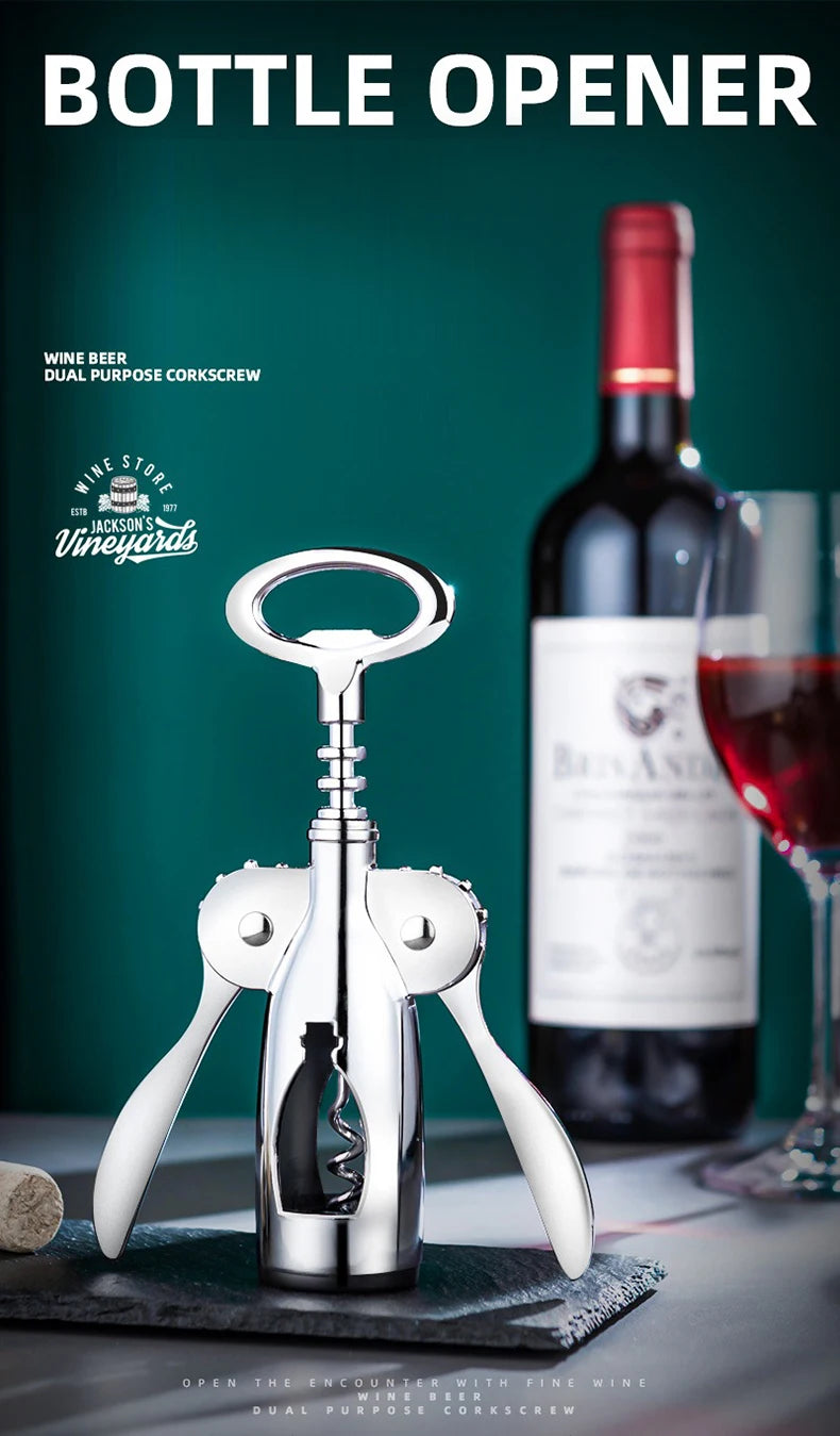 Stainless steel wine opener – for dinner at home