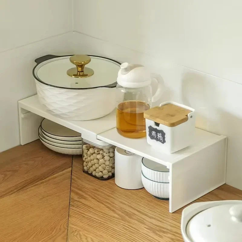 Countertop spice shelf