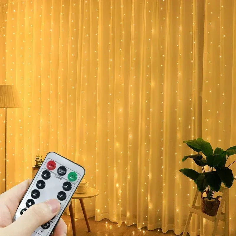USB LED curtain lights – for a window