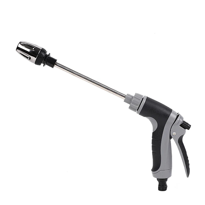 Portable high-pressure water gun for car wash and garden