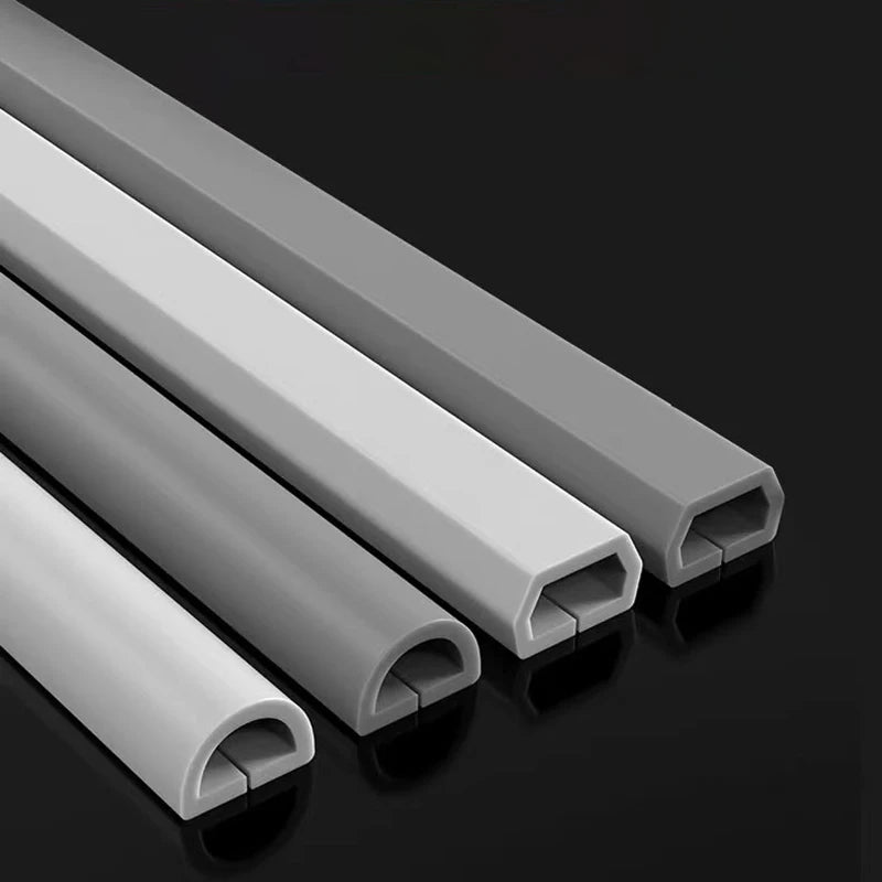 Self-adhesive floor cord cover cable protector