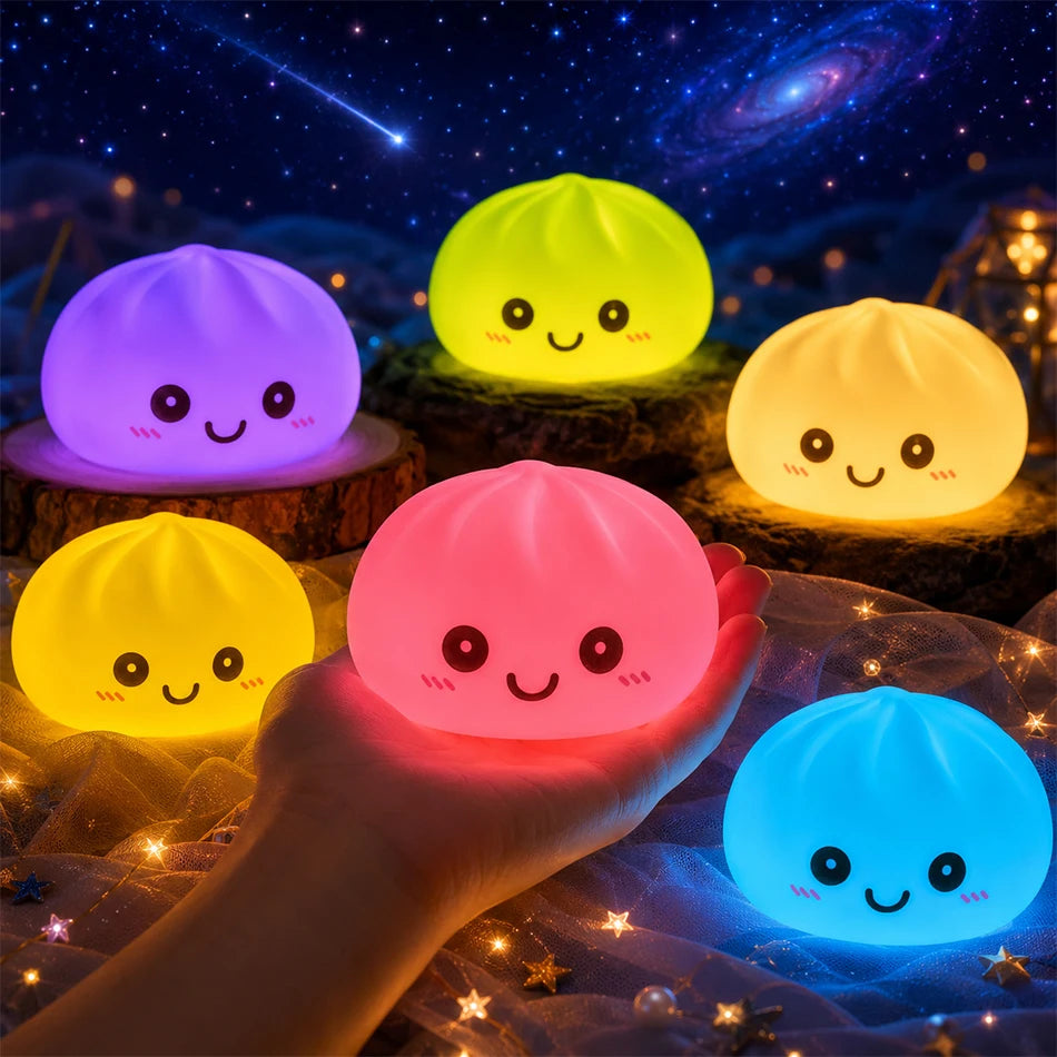 Cute dumpling night light – for a desk or shelf