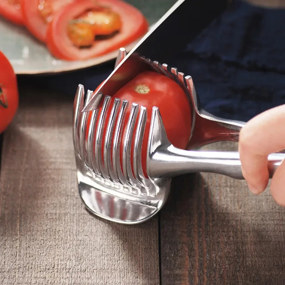 Tomato and lemon slicing guide