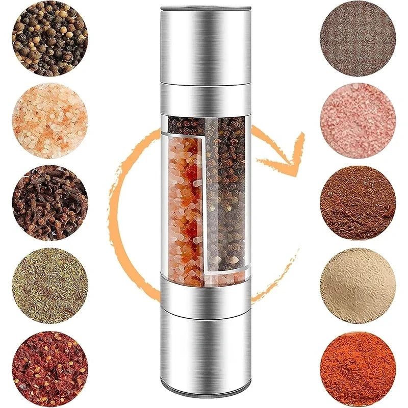 Adjustable ceramic salt and pepper grinder