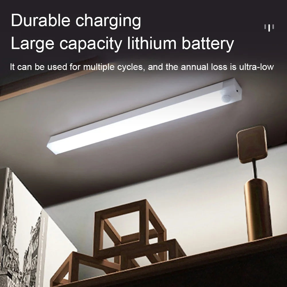 USB-C rechargeable LED motion sensor cabinet light – in warm or cool white