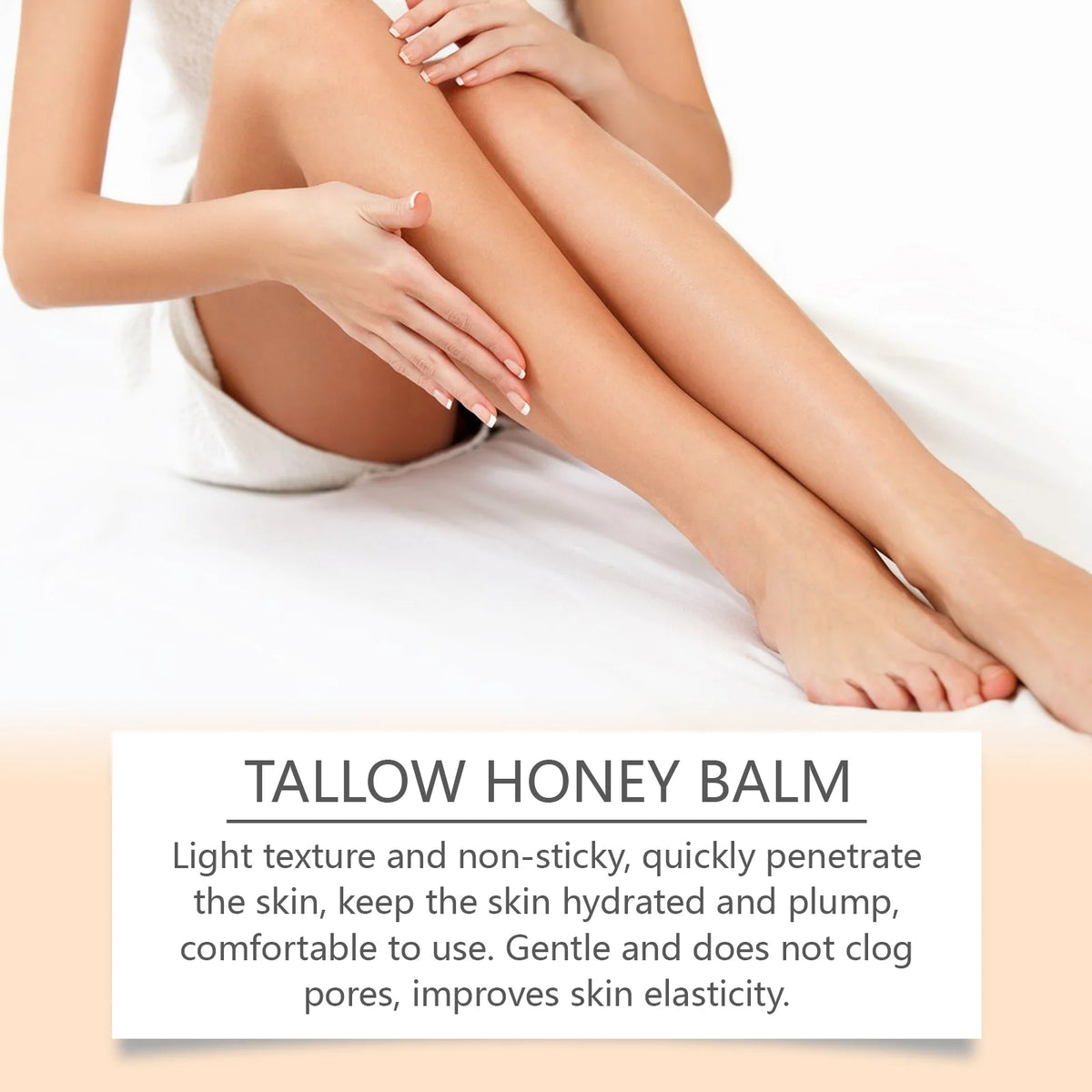 Tallow honey cream hydrating body moisturizer
