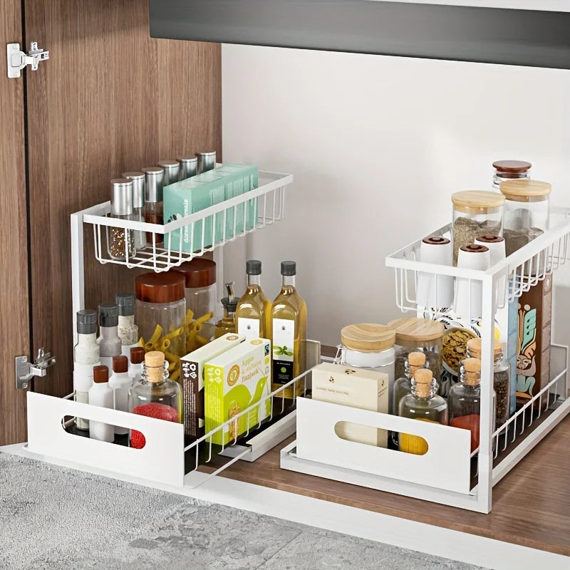 2-tier pull-out organizer shelf – for the pantry