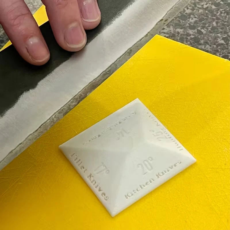 Sharpening stone angle guide knife sharpener aid