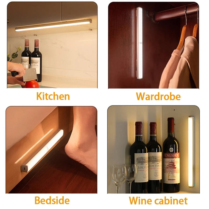 Motion sensor closet light – no wiring needed