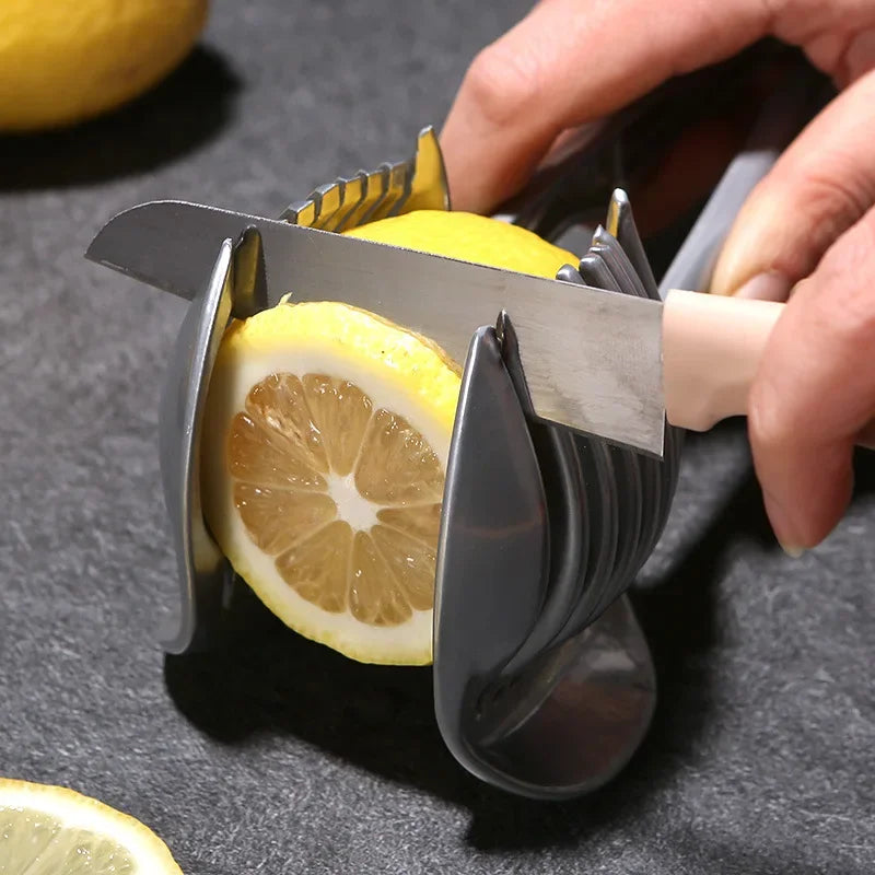 Tomato and lemon slicing guide