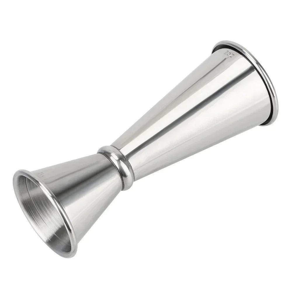 2PCS 30/60ml Cocktail Wine Shaker Measure Cup Stainless Steel Double Shot Drink Spirit Measure Jigger Kitchen Supplies gadget