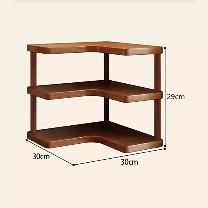 3-shelf kitchen and tea station storage rack