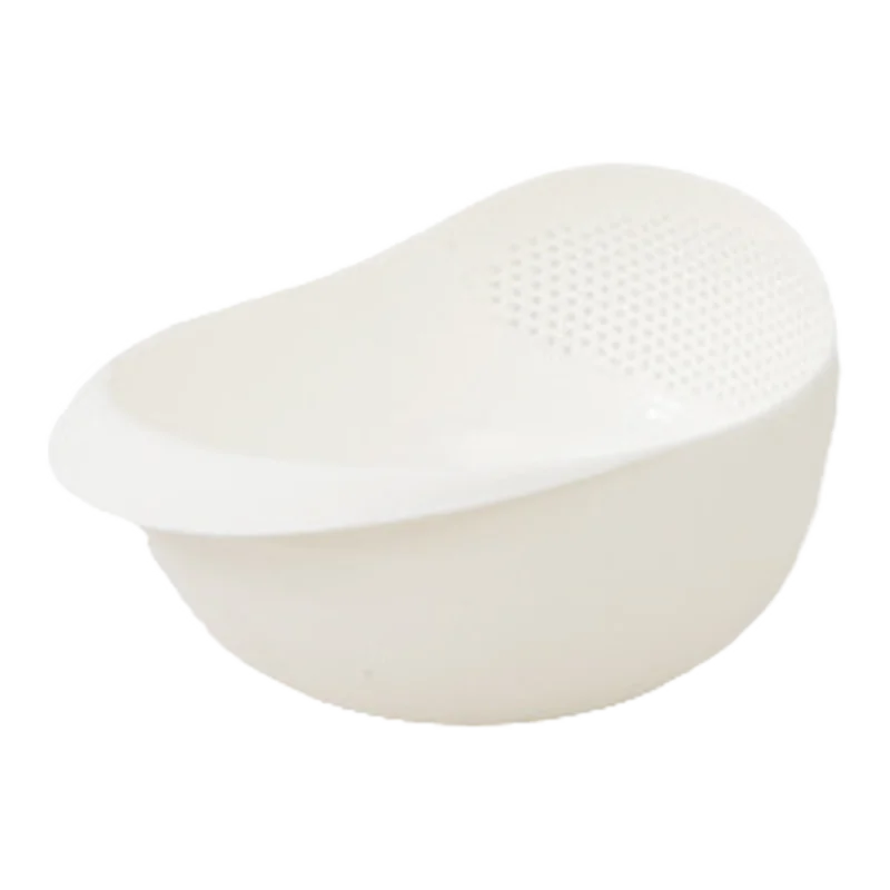 Plastic produce washing and draining basket