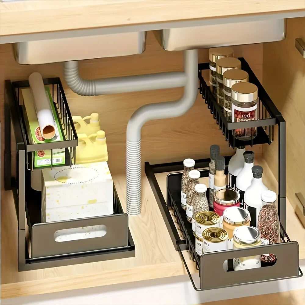 Pull-out storage rack