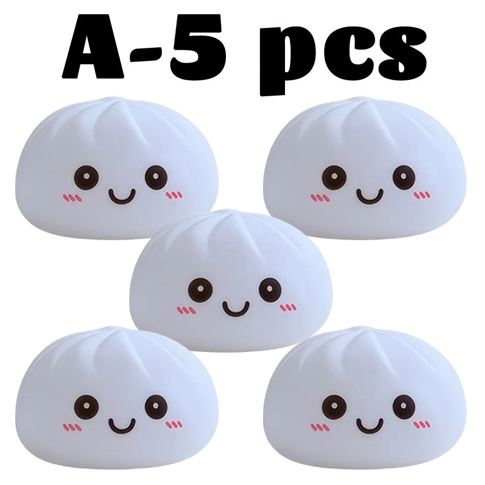 Dumpling LED night light design A, 5-pack