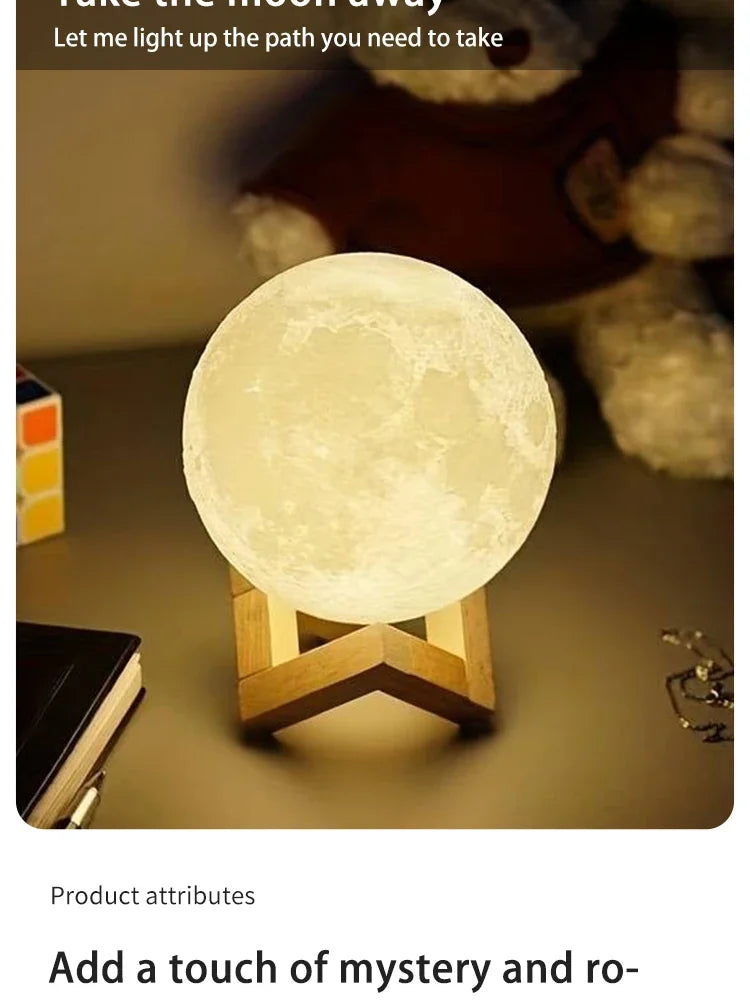 Small battery-powered decorative night light – in duck, chicken or DIY moon styles