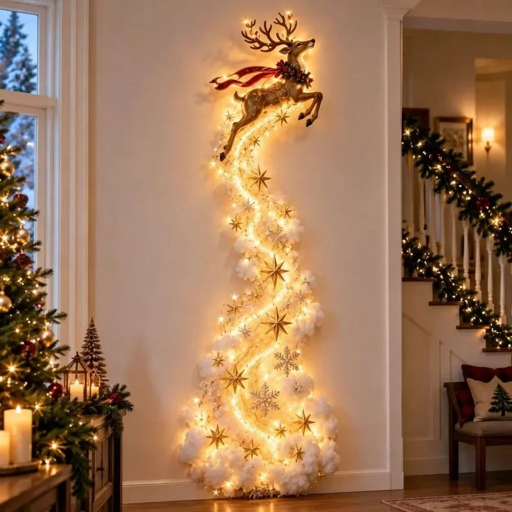Reindeer design – DIY Christmas Magic Trail LED wall light kit