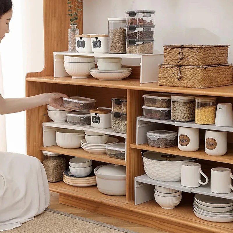 Cabinet organizer shelf – inside a cabinet