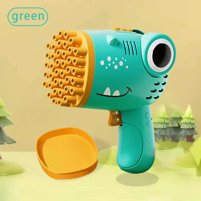 Dinosaur handheld bubble machine