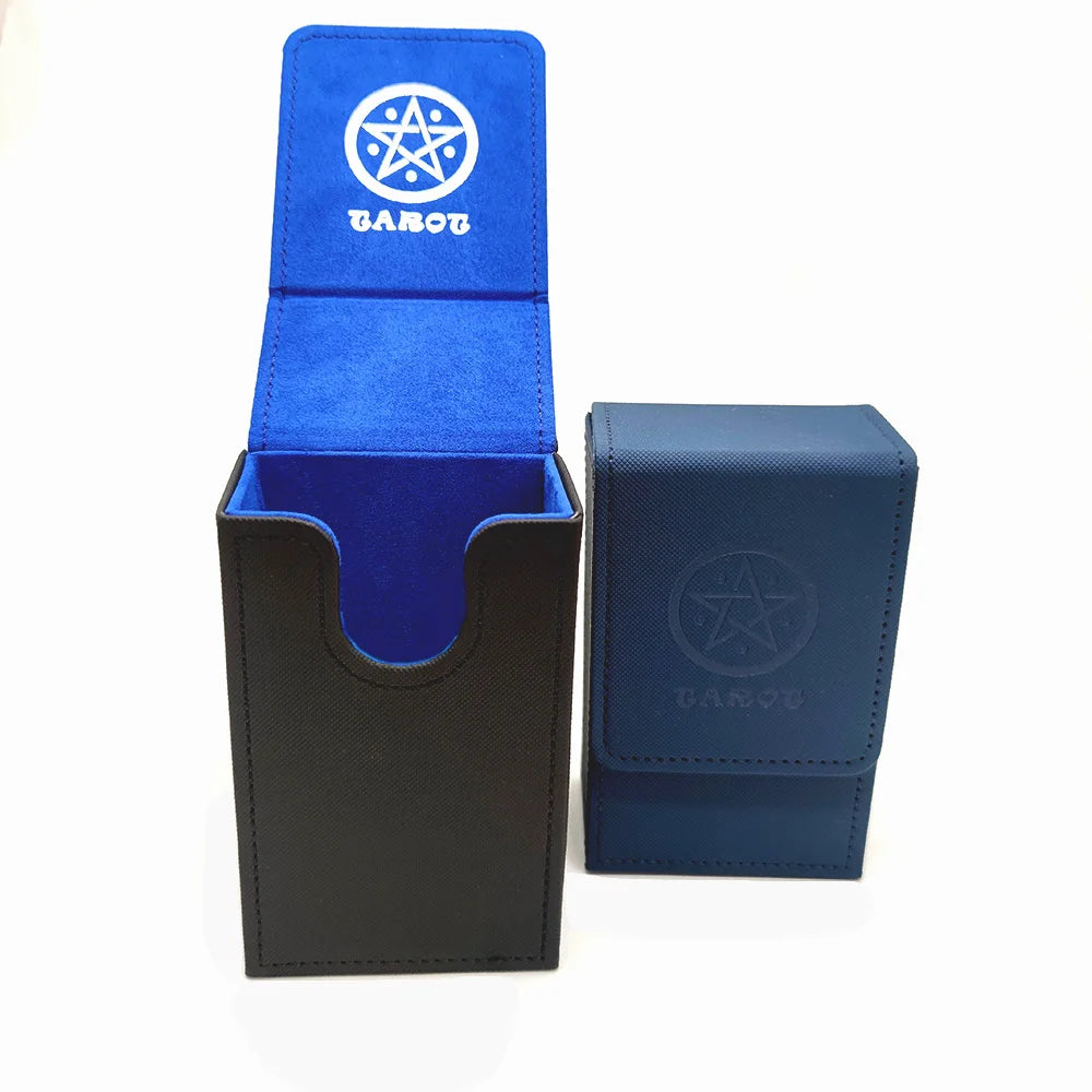 Faux leather card deck case – for playing cards