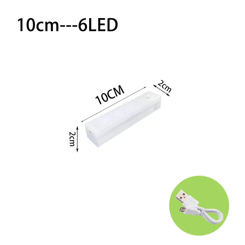 10 cm USB-C rechargeable LED motion sensor cabinet light