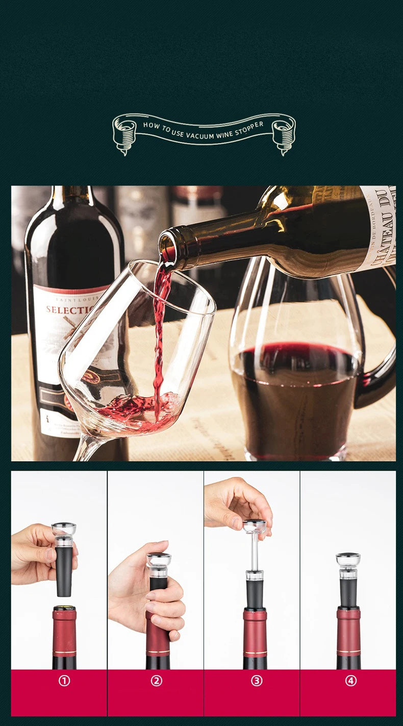 Classic wine bottle corkscrew – compact and portable
