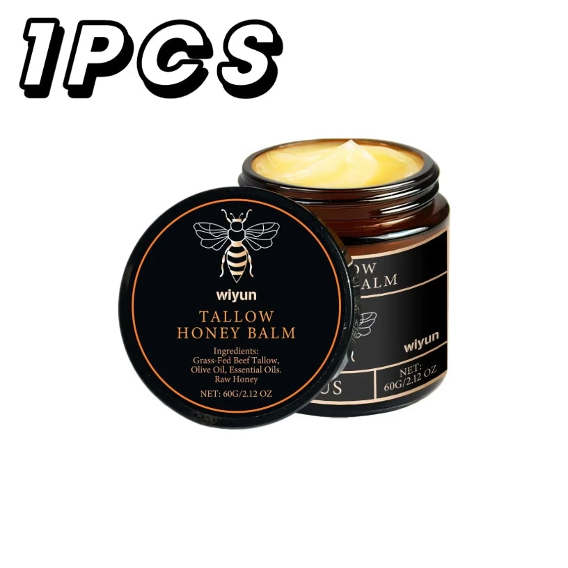 Tallow honey cream hydrating body moisturizer