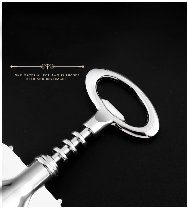 Classic wine bottle corkscrew – no batteries needed