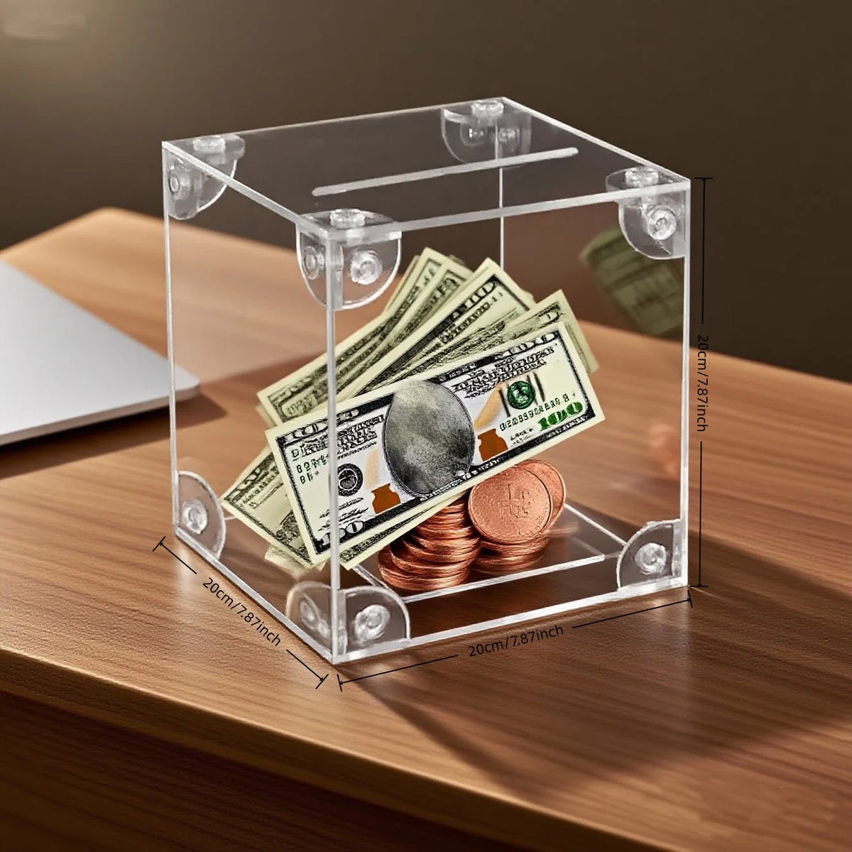1PCS transparent acrylic high-definition display box, model collection assembly display dust box, home storage organization box