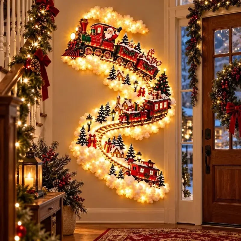 Festive DIY Christmas wall lights for holiday decorating at home