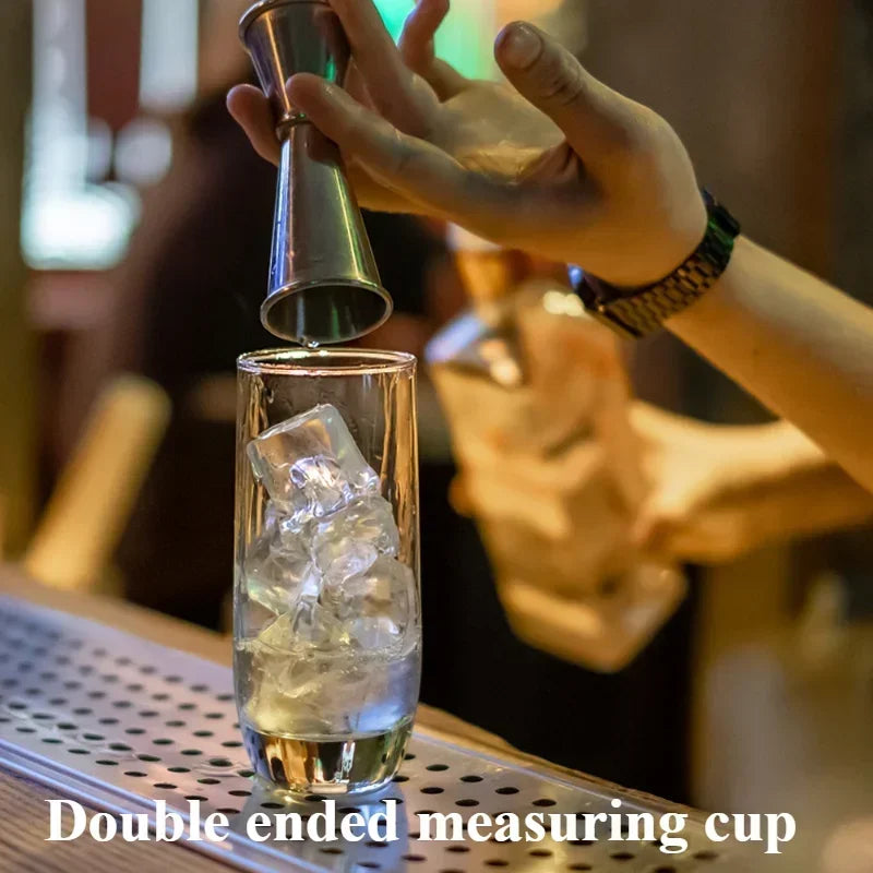 Stainless steel cocktail jigger shot measure