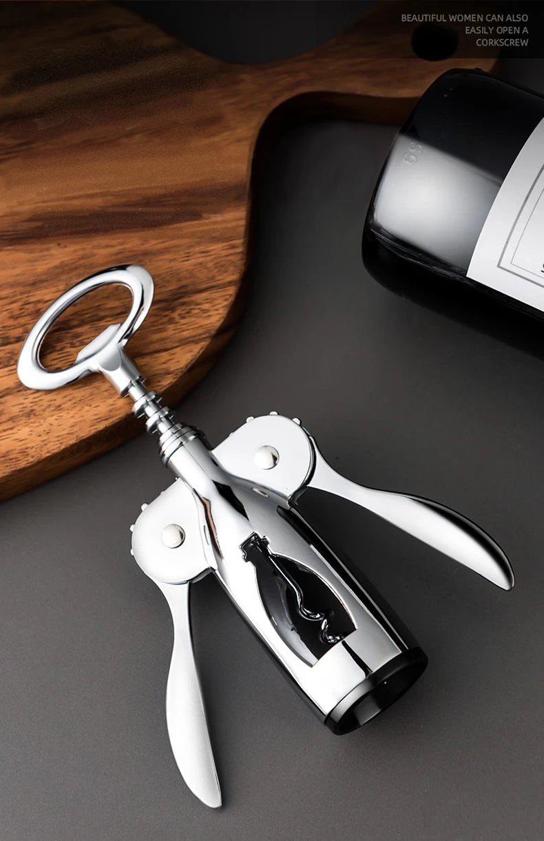 Classic wine bottle corkscrew – for a home bar
