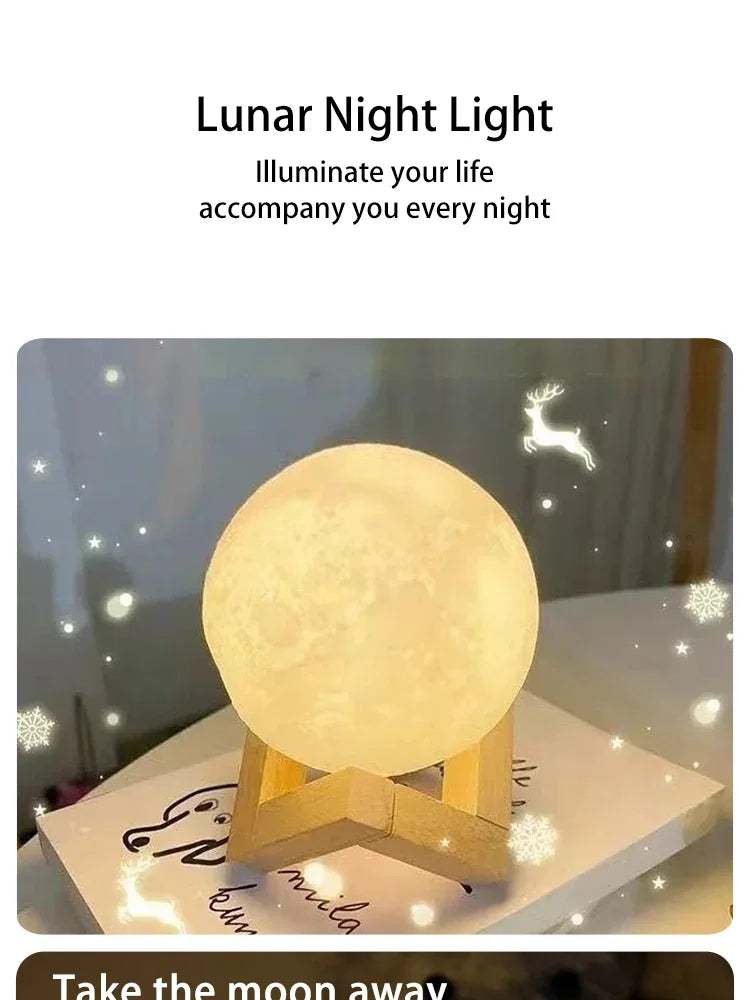 Cute mini decorative night light – in duck, chicken or DIY moon styles
