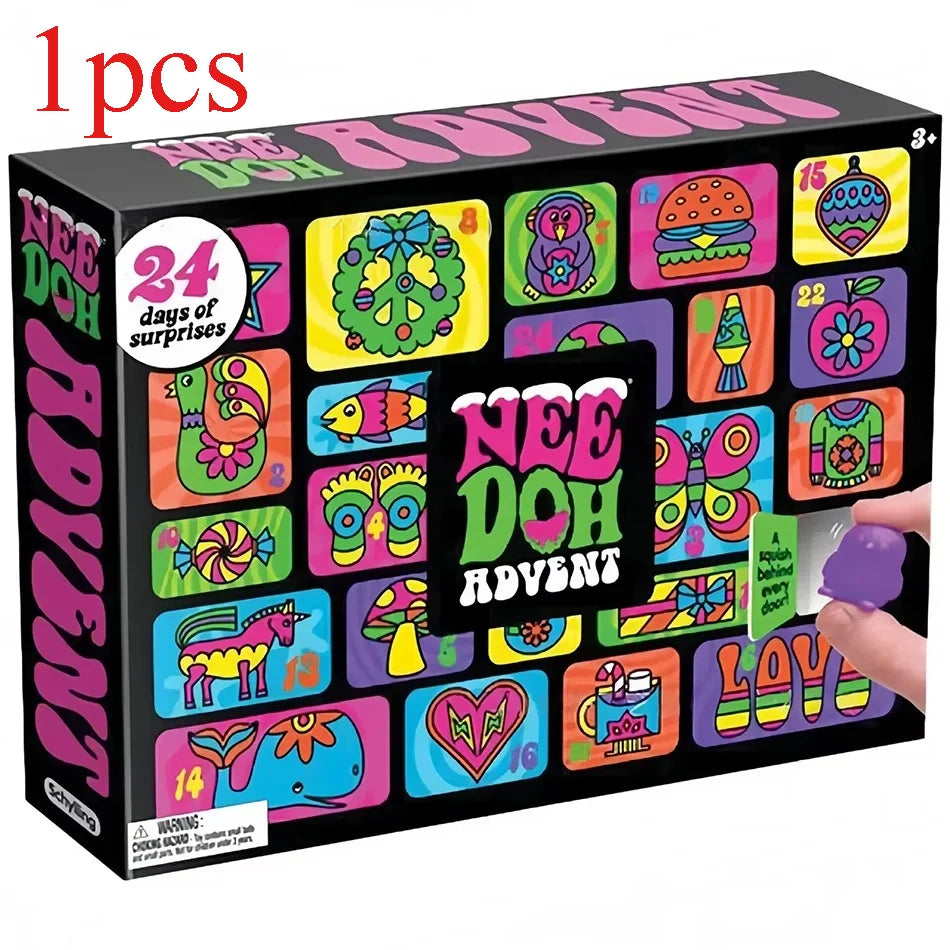 24-day Christmas surprise countdown calendar, single