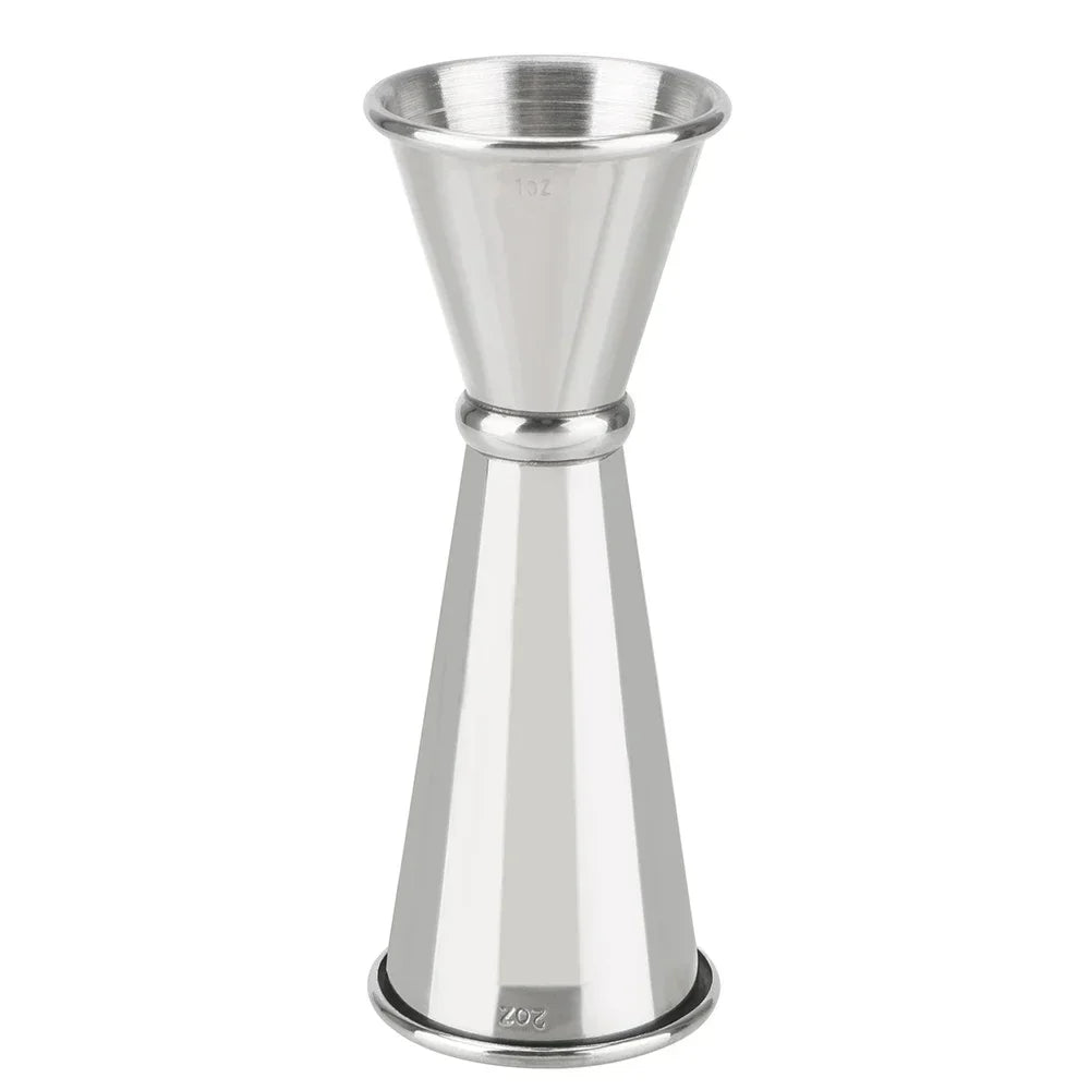 2PCS 30/60ml Cocktail Wine Shaker Measure Cup Stainless Steel Double Shot Drink Spirit Measure Jigger Kitchen Supplies gadget