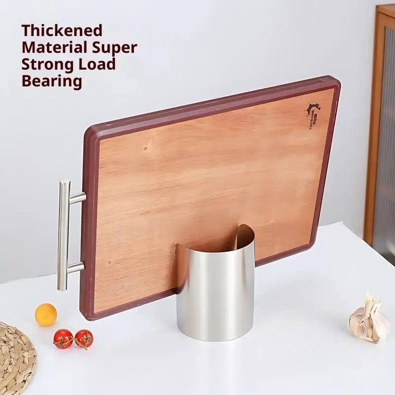 2-in-1 stainless steel pot lid and utensil holder