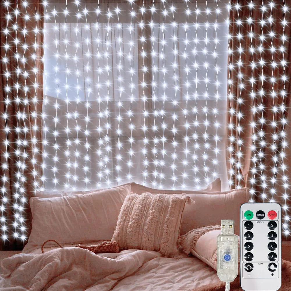 USB LED curtain lights