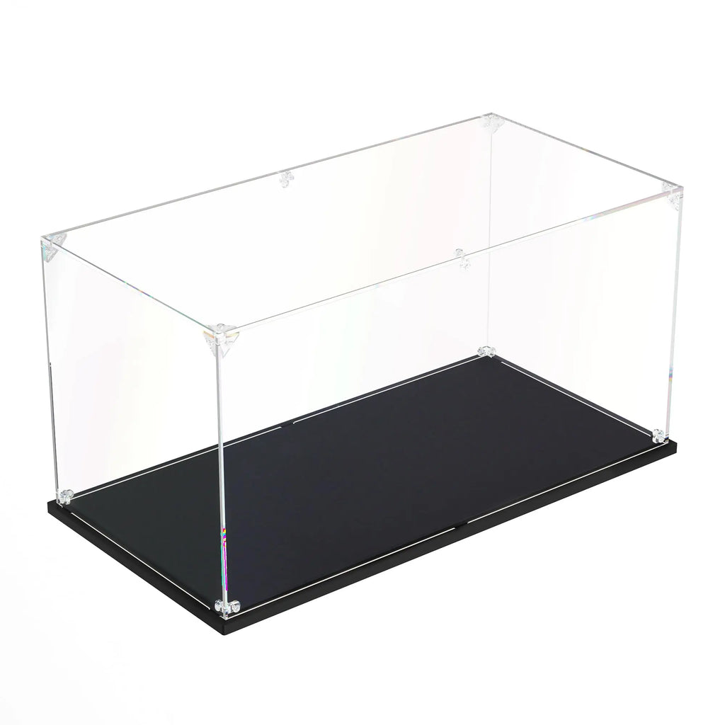 Transparent acrylic display box for collectibles