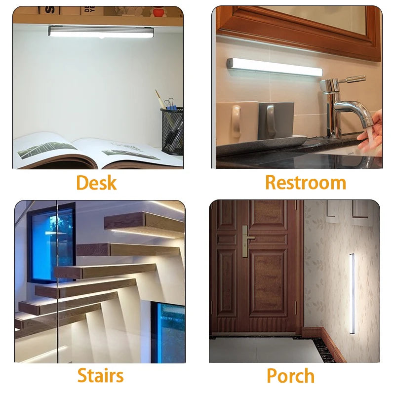 Wireless LED under-cabinet light – for kitchen cabinets