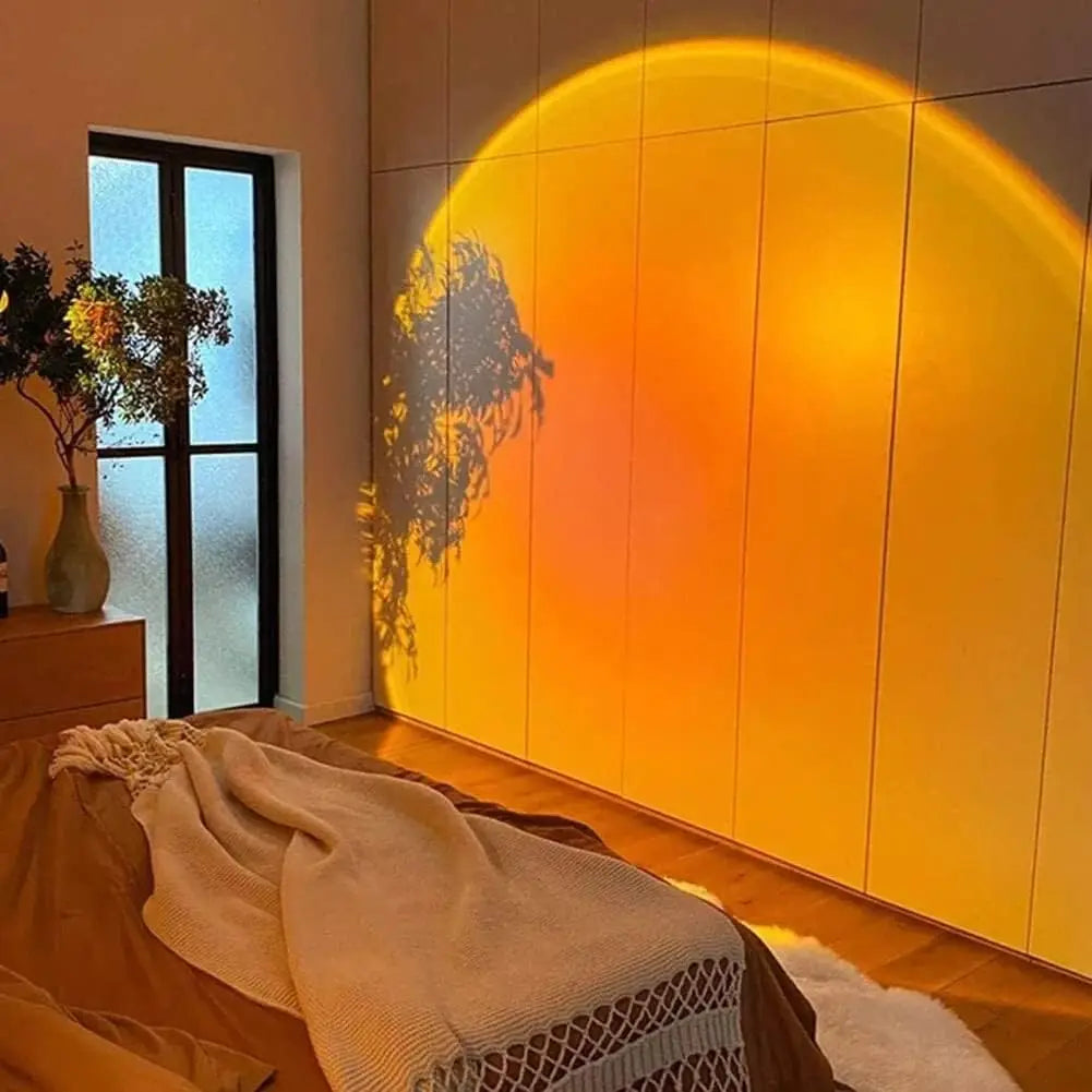 USB sunset lamp for photos and room ambiance