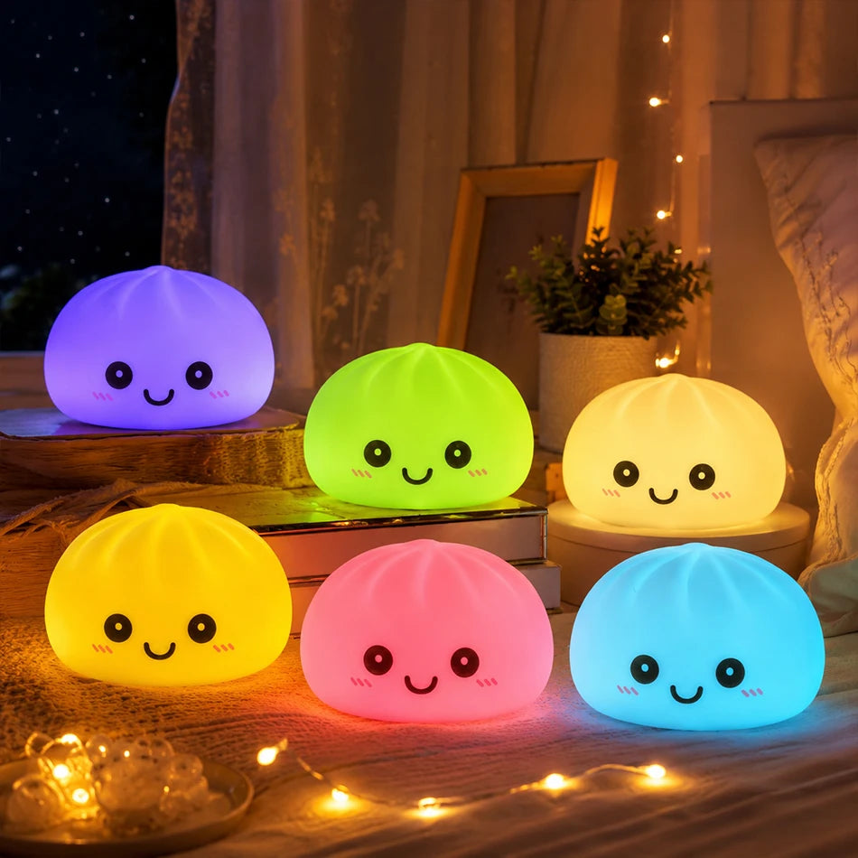 Cute dumpling night light