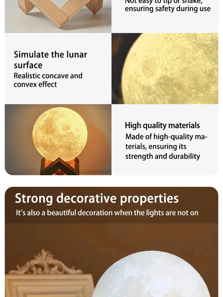 Small battery-powered decorative night light – single or 2-pack