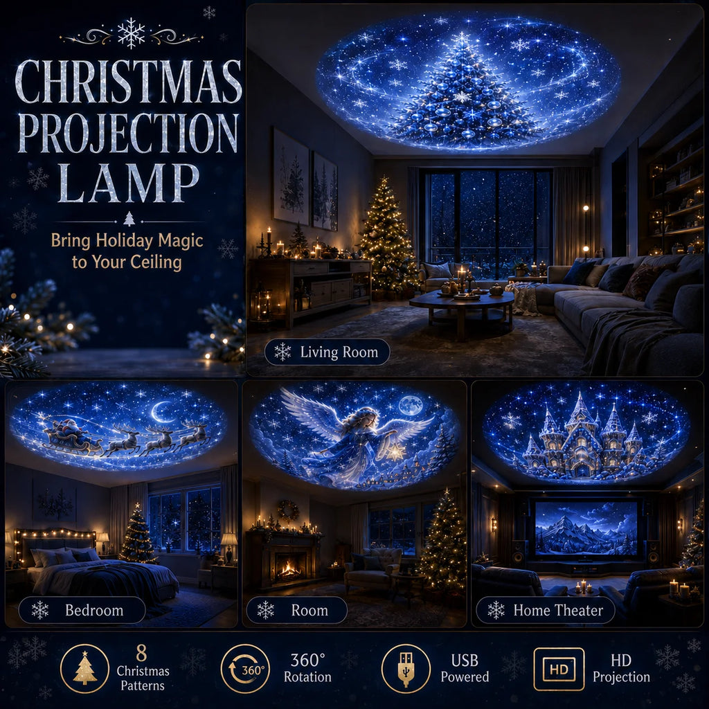Christmas decoration projector light for indoor use