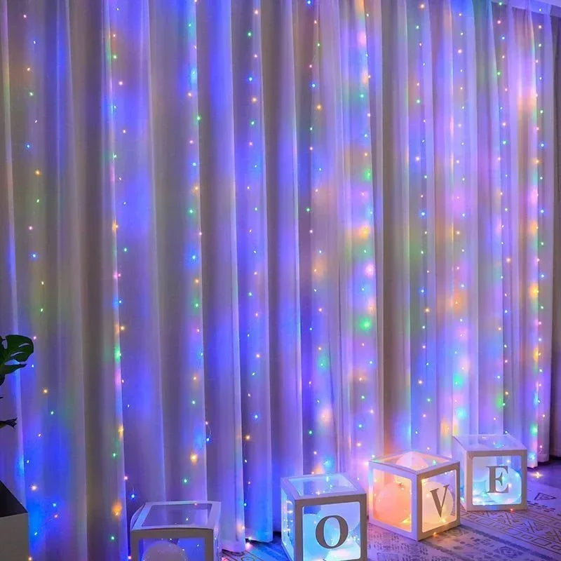 USB LED curtain lights – in sizes up to 6 x 3 m