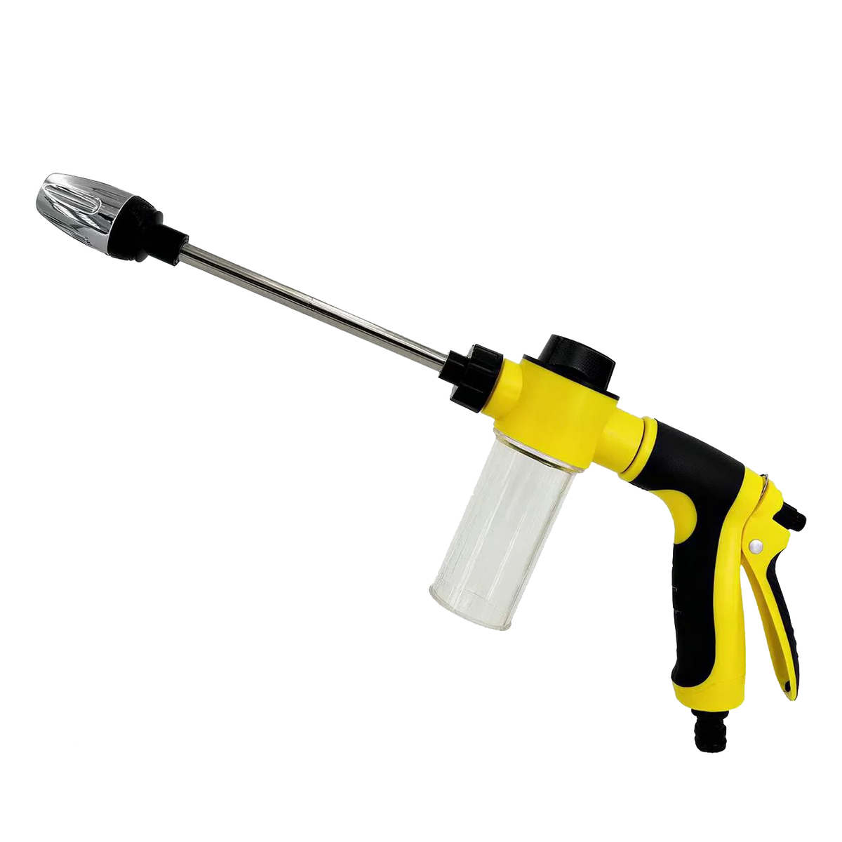 Portable high-pressure water gun for car wash and garden