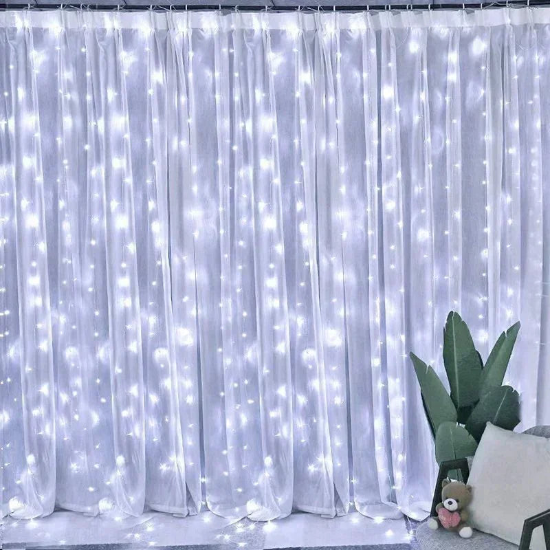 Fairy light curtain backdrop – for party and photo backdrops