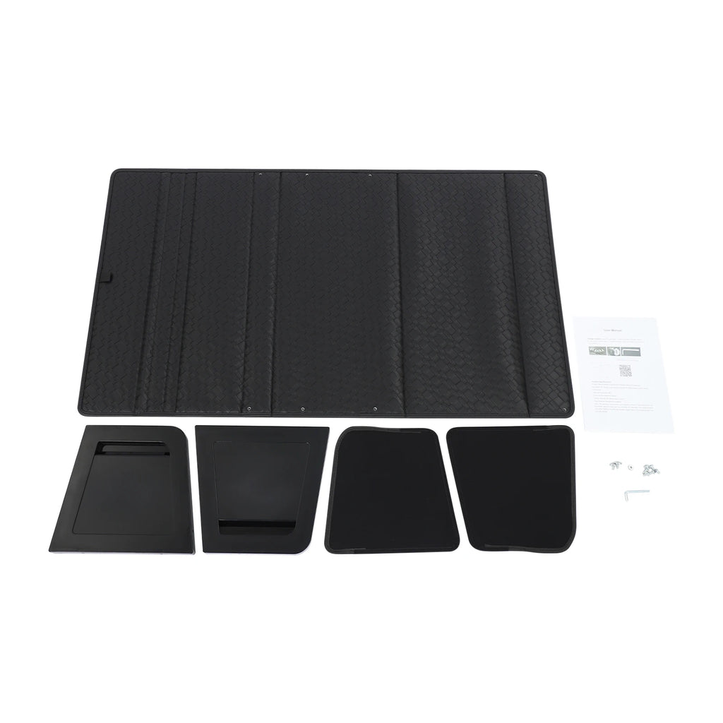Car trunk storage box – with two removable dividers
