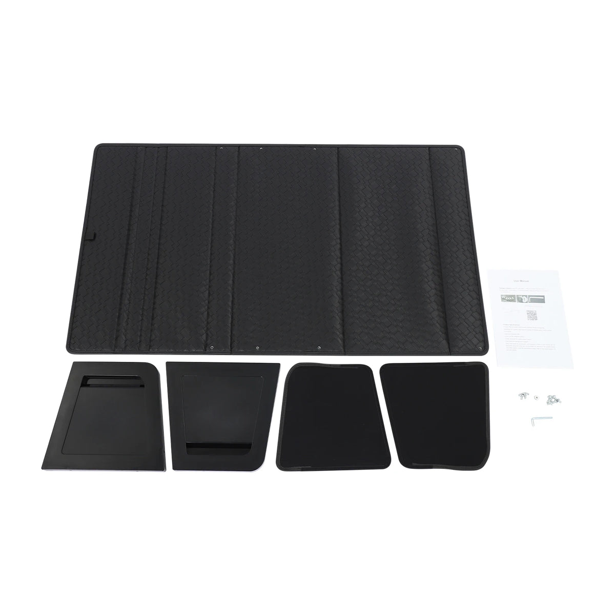 Car trunk storage box – with two removable dividers